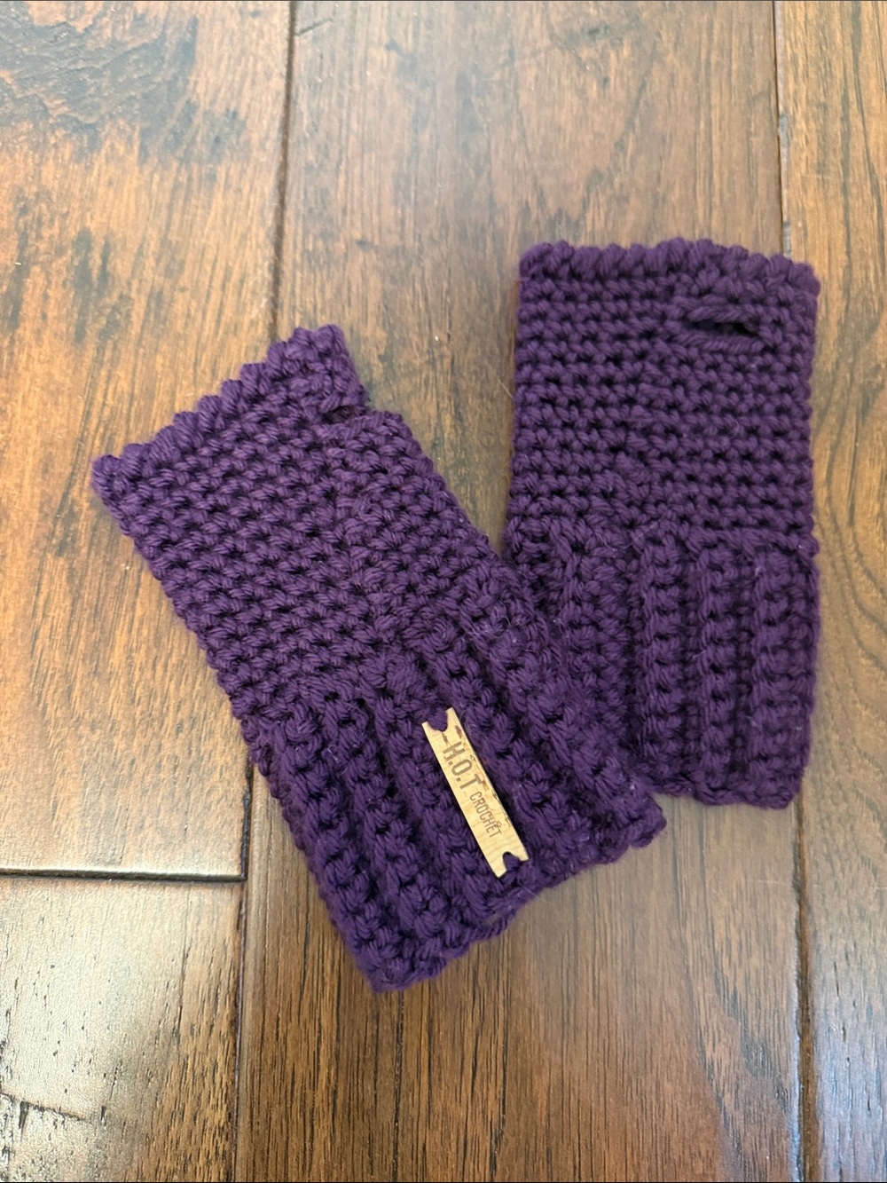 HOT CROCHET Fingerless Gloves